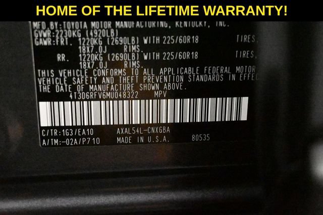 Used 2021 Toyota RAV4 Limited AWD/4WD image 48