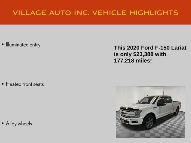 Used 2020 Ford F150 Lariat w/ Equipment Group 502A Luxury AWD/4WD image 35