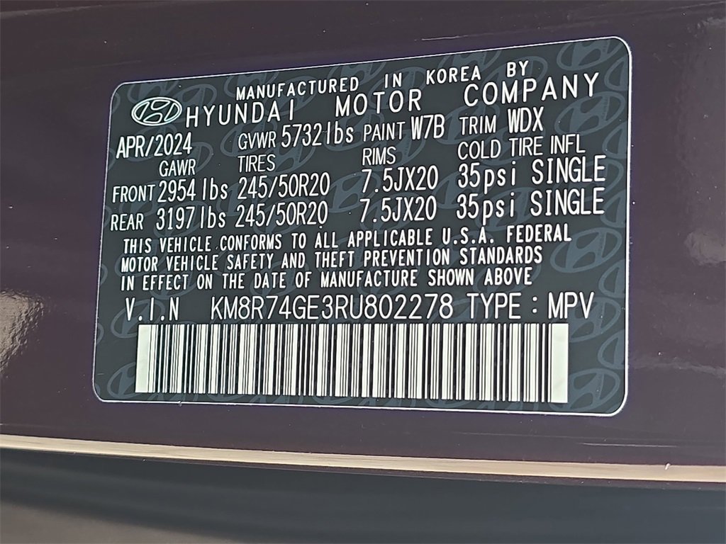 Used 2024 Hyundai Palisade Calligraphy image 36