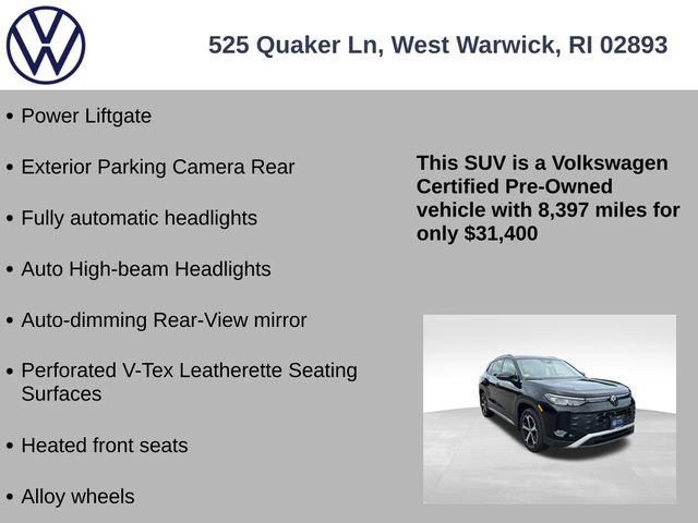 Certified 2025 Volkswagen Tiguan SE AWD/4WD image 13
