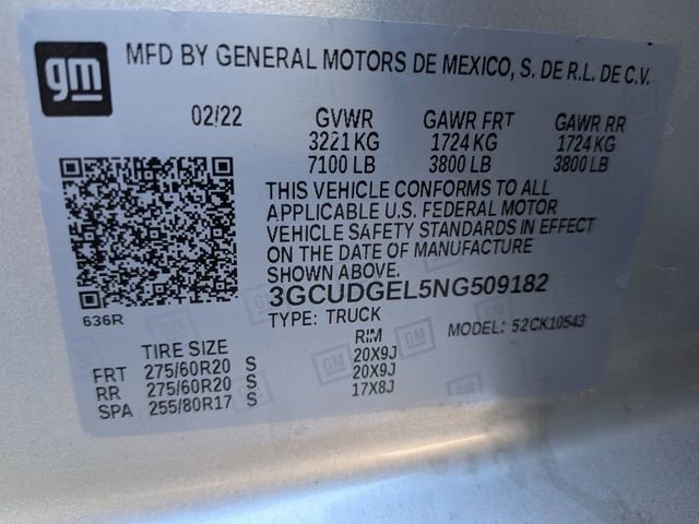 Used 2022 Chevrolet Silverado 1500 LTZ image 21