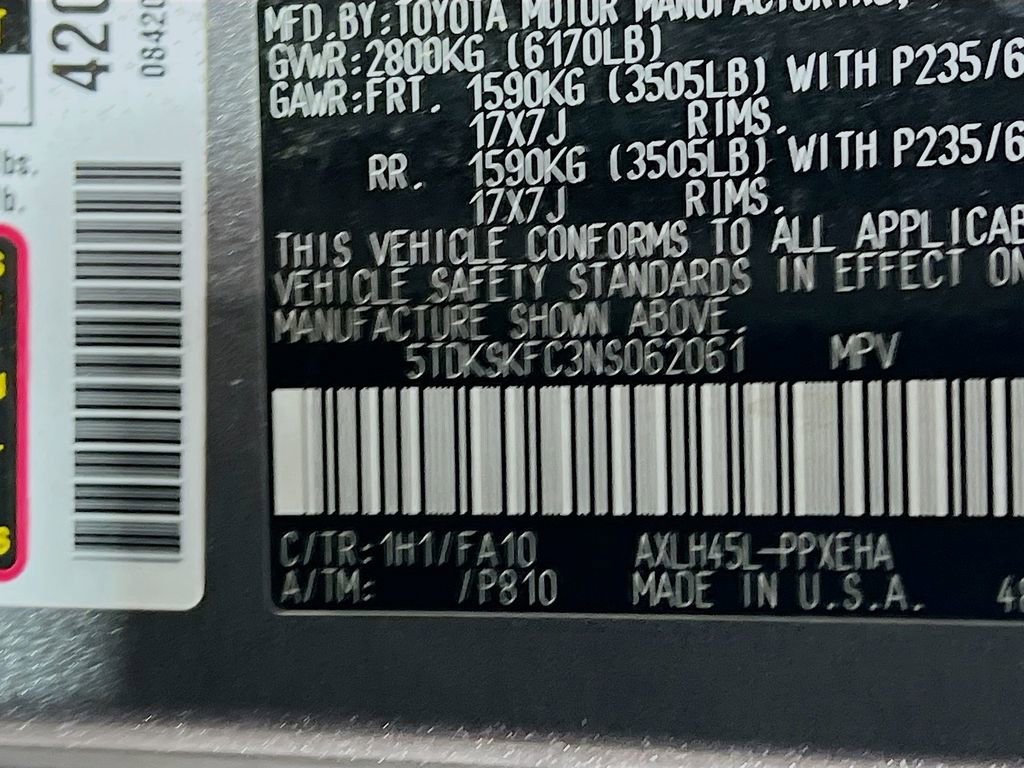 Certified 2022 Toyota Sienna LE image 33