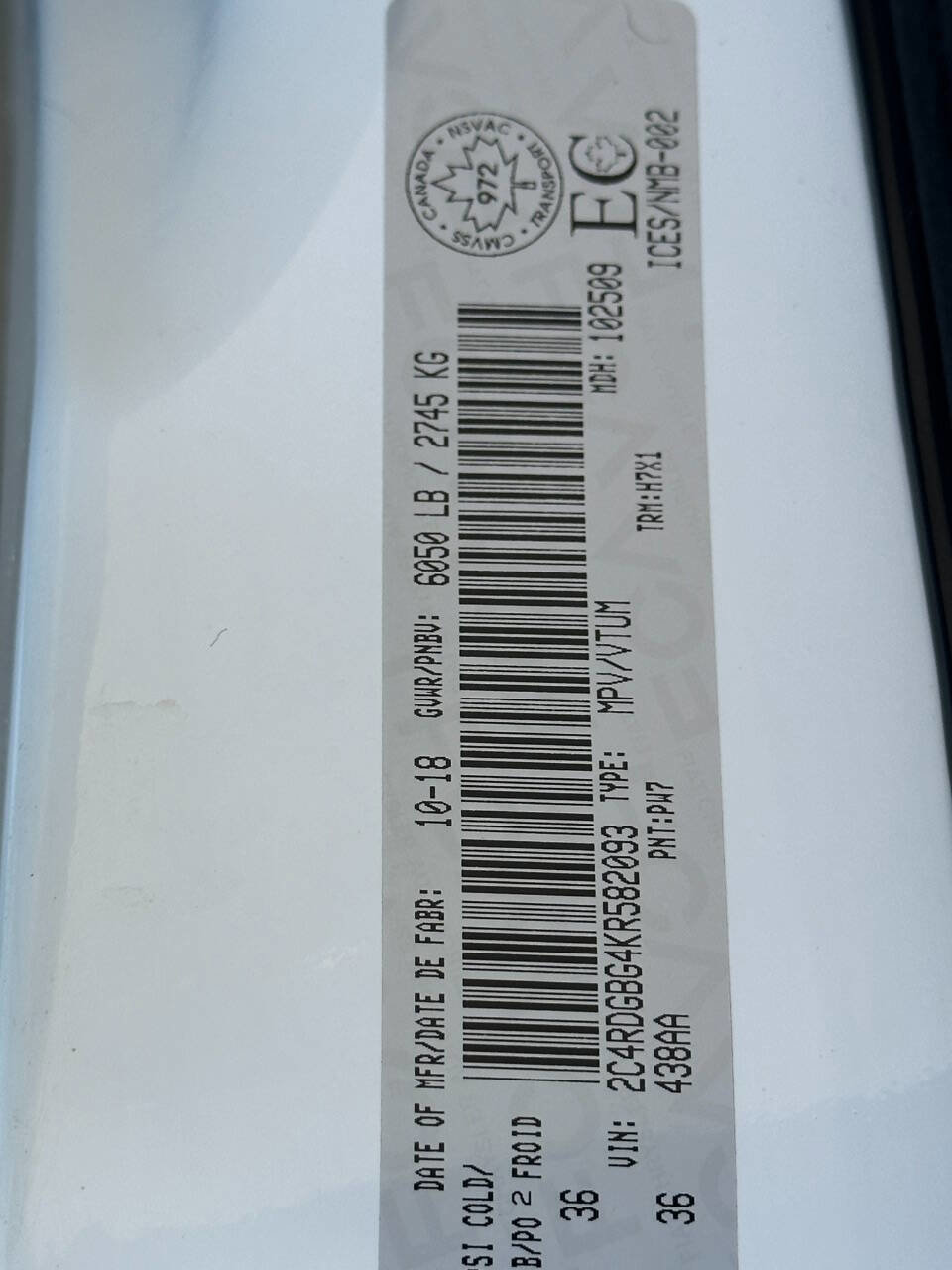 Used 2019 Dodge Grand Caravan SXT w/ Quick Order Package 29G SXT image 19