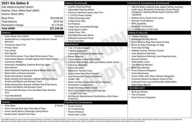 Used 2021 Kia Seltos S image 34