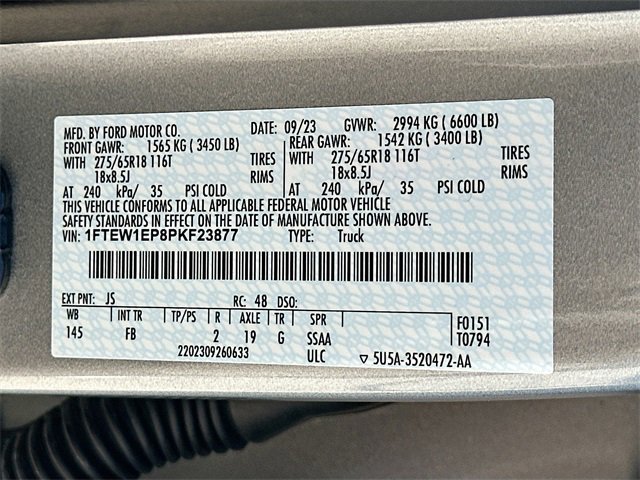 Used 2023 Ford F150 XLT w/ Equipment Group 302A High image 32