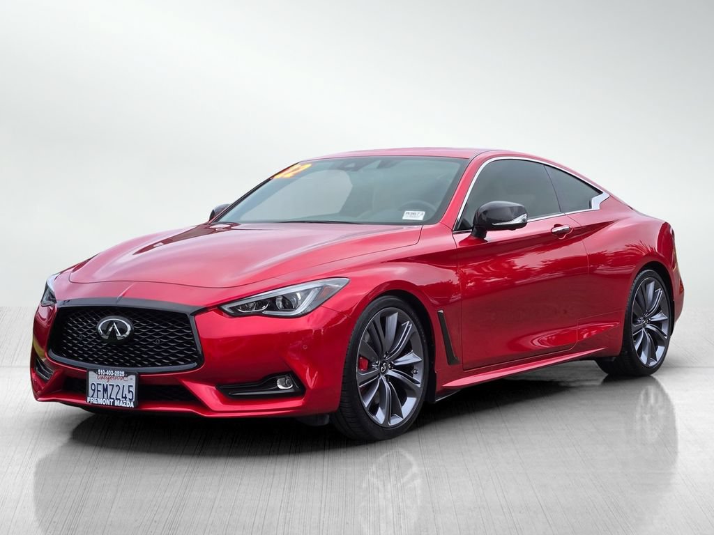 Used 2022 INFINITI Q60 Red Sport 400 w/ Carbon Fiber Package RWD image 8
