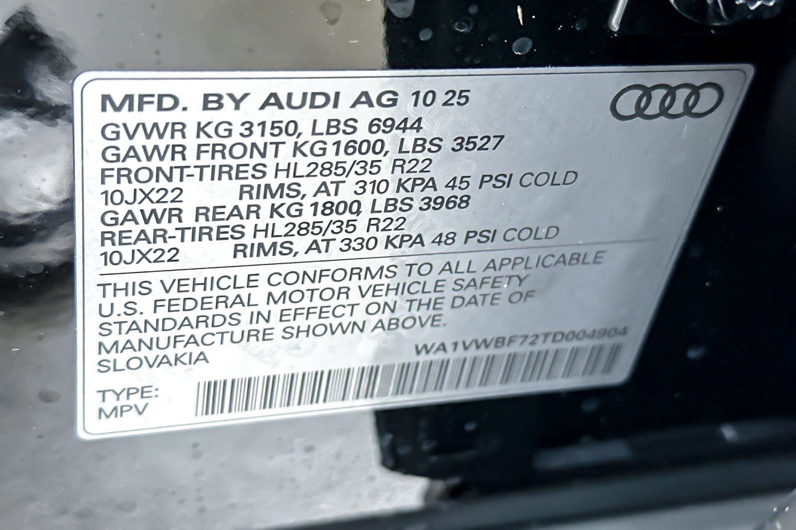 New 2026 Audi SQ7 Prestige image 28