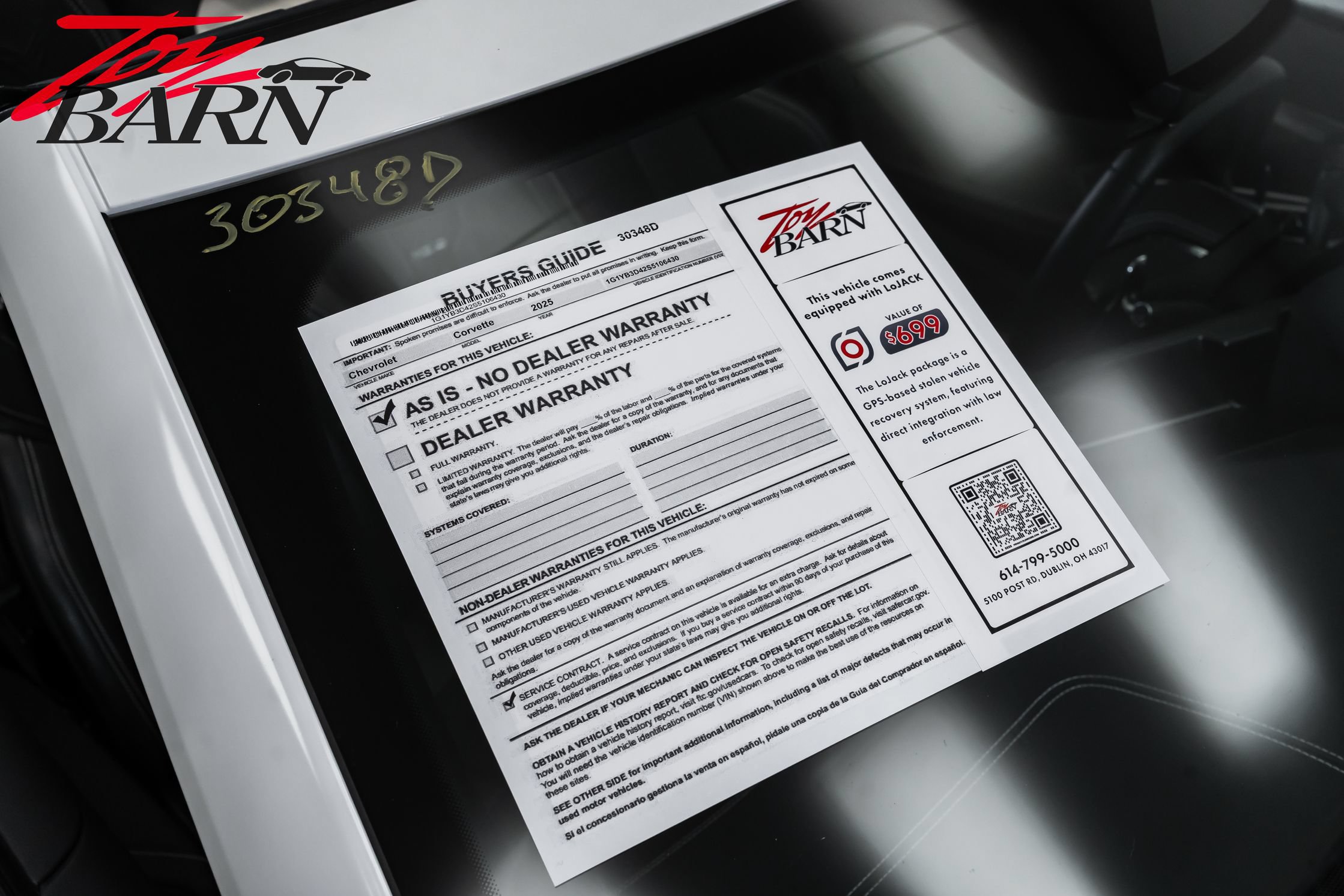 Used 2025 Chevrolet Corvette Stingray Preferred Conv w/ Z51 Performance Package RWD image 50