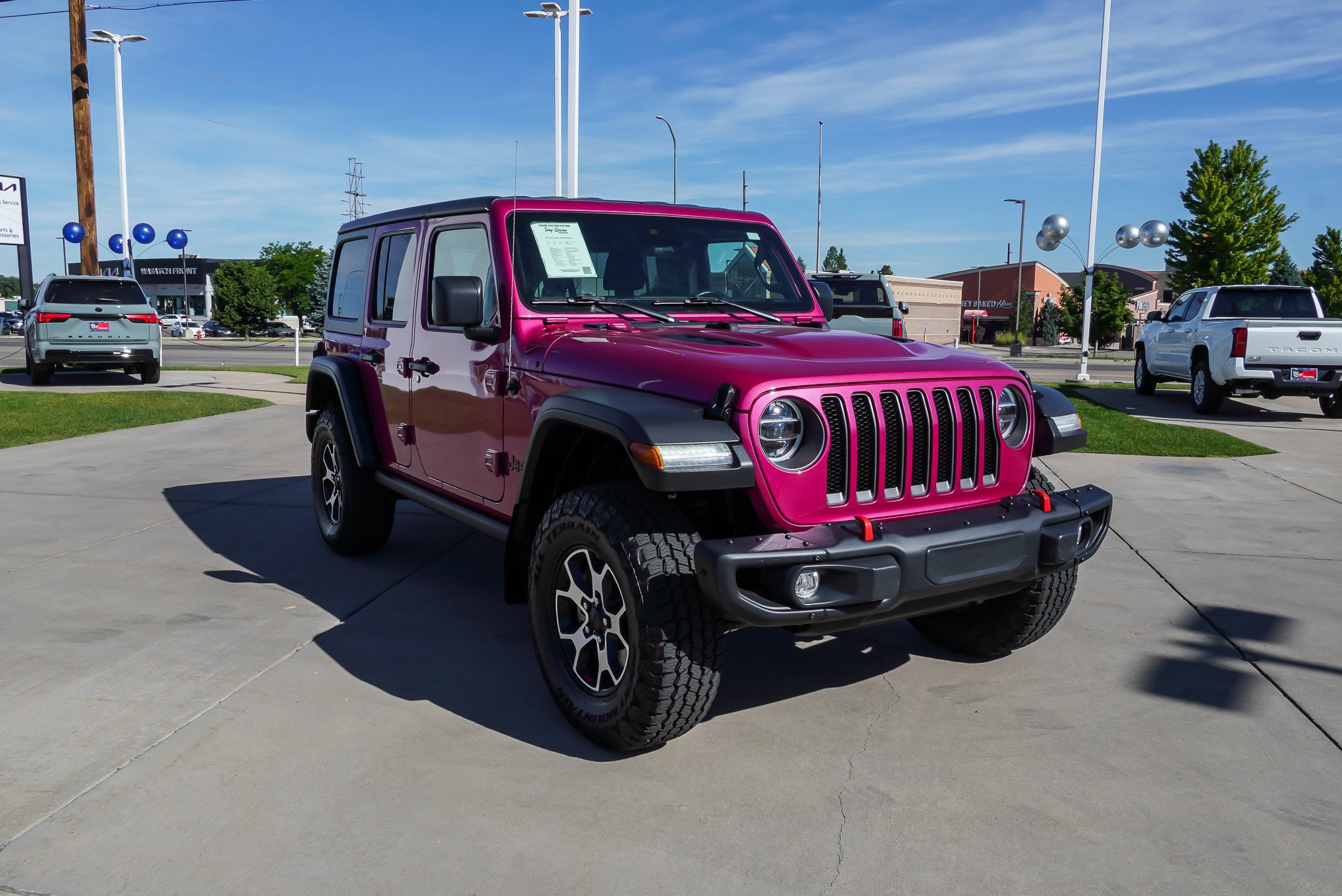 Used 2021 Jeep Wrangler Unlimited Rubicon w/ Steel Bumper Group AWD/4WD image 2