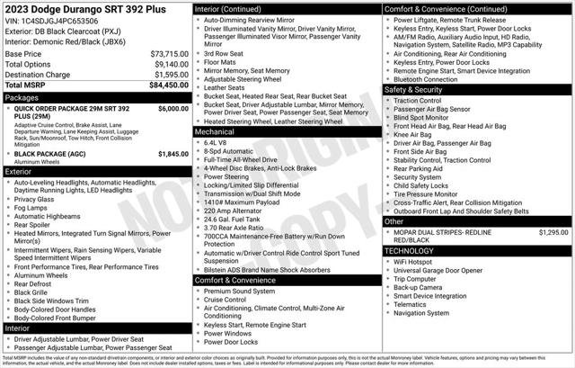 Certified 2023 Dodge Durango SRT image 15