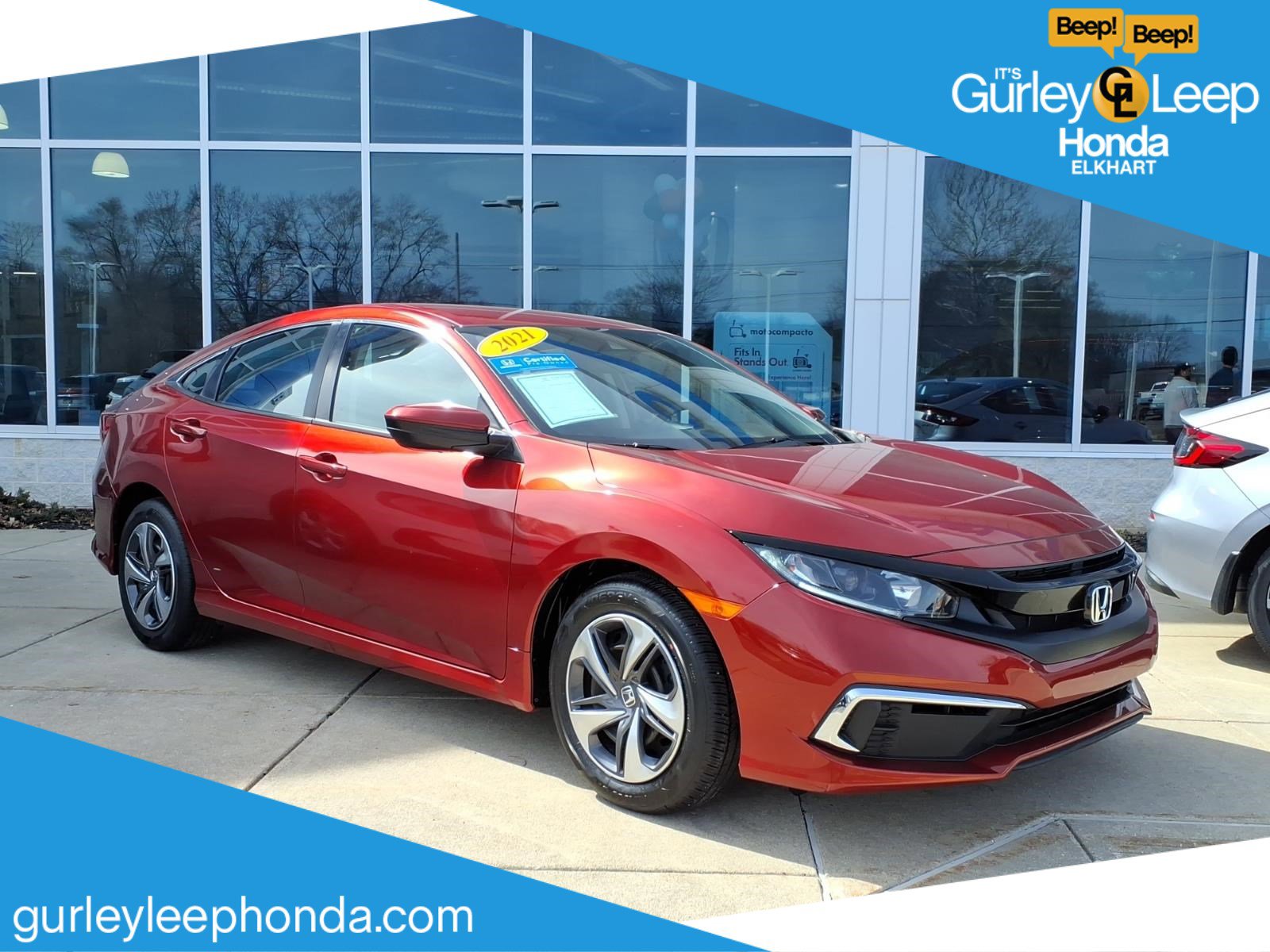 Certified 2021 Honda Civic LX