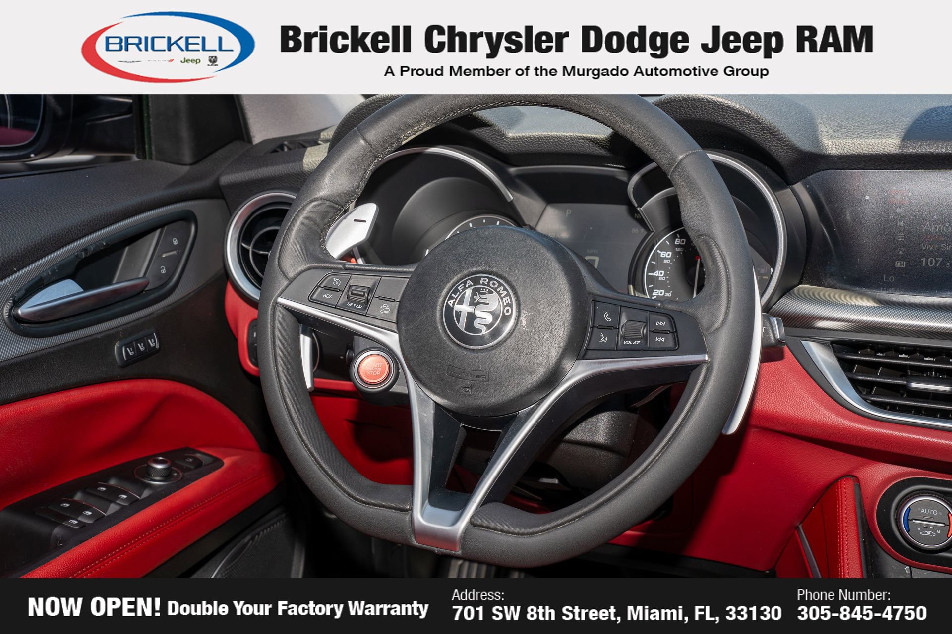 Used 2019 Alfa Romeo Stelvio Sport w/ Quick Order Package 22K Sport RWD image 22