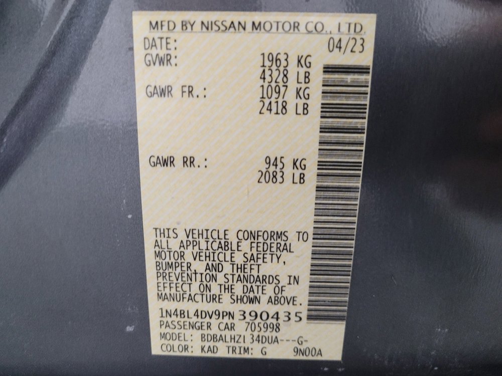 Used 2023 Nissan Altima 2.5 SV image 33