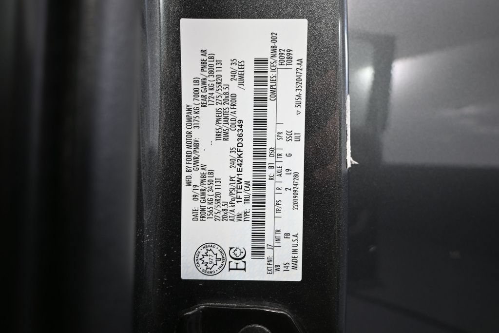 Used 2019 Ford F150 XLT w/ Equipment Group 302A Luxury AWD/4WD image 43