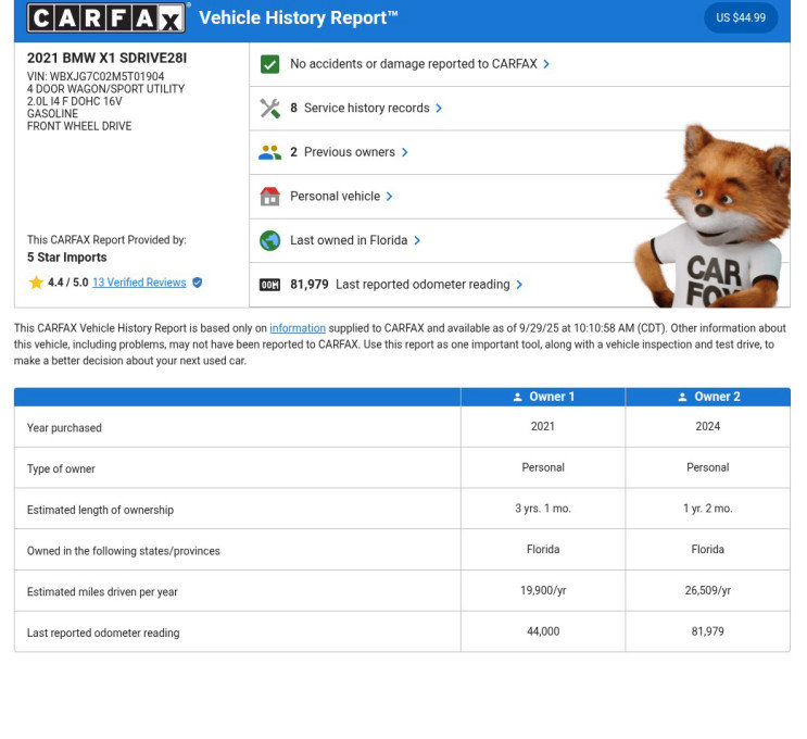 Used 2021 BMW X1 sDrive28i w/ Convenience Package image 22