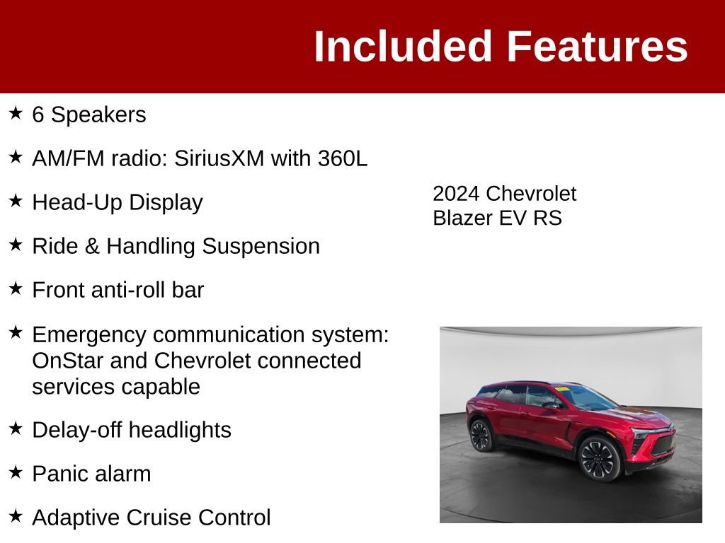 Used 2024 Chevrolet Blazer EV RS AWD/4WD image 4