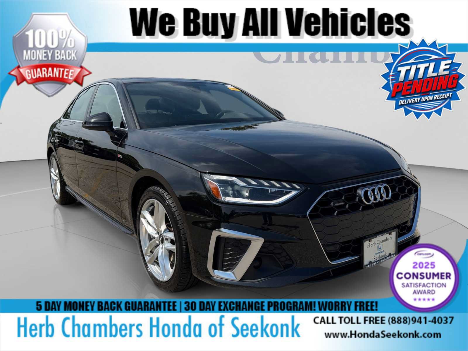 Used 2020 Audi A4 2.0T Premium Plus w/ Premium Plus Package AWD/4WD image 1