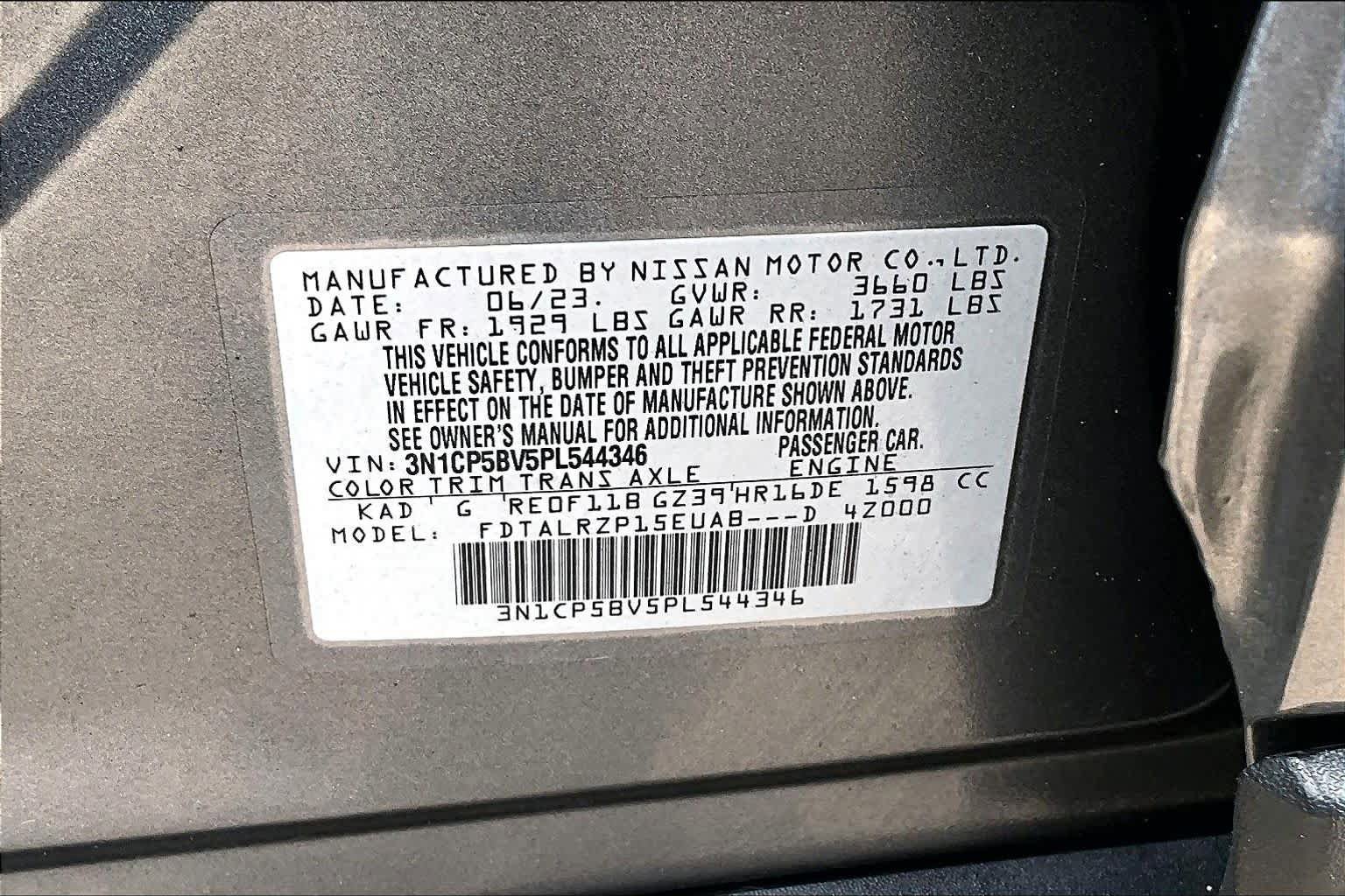 Used 2023 Nissan Kicks S FWD image 33