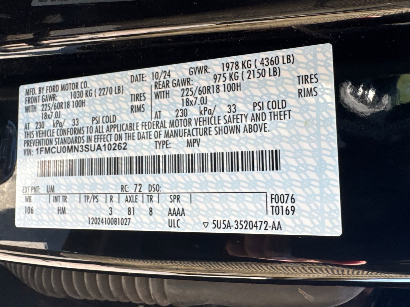 Used 2025 Ford Escape ST-Line FWD image 32
