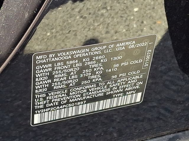 Used 2023 Volkswagen Atlas SE AWD/4WD image 27
