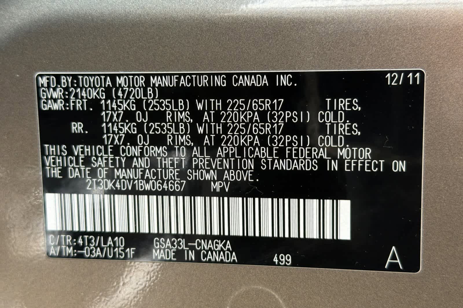 Used 2011 Toyota RAV4 Limited w/ Limited Extra Value Pkg AWD/4WD image 29