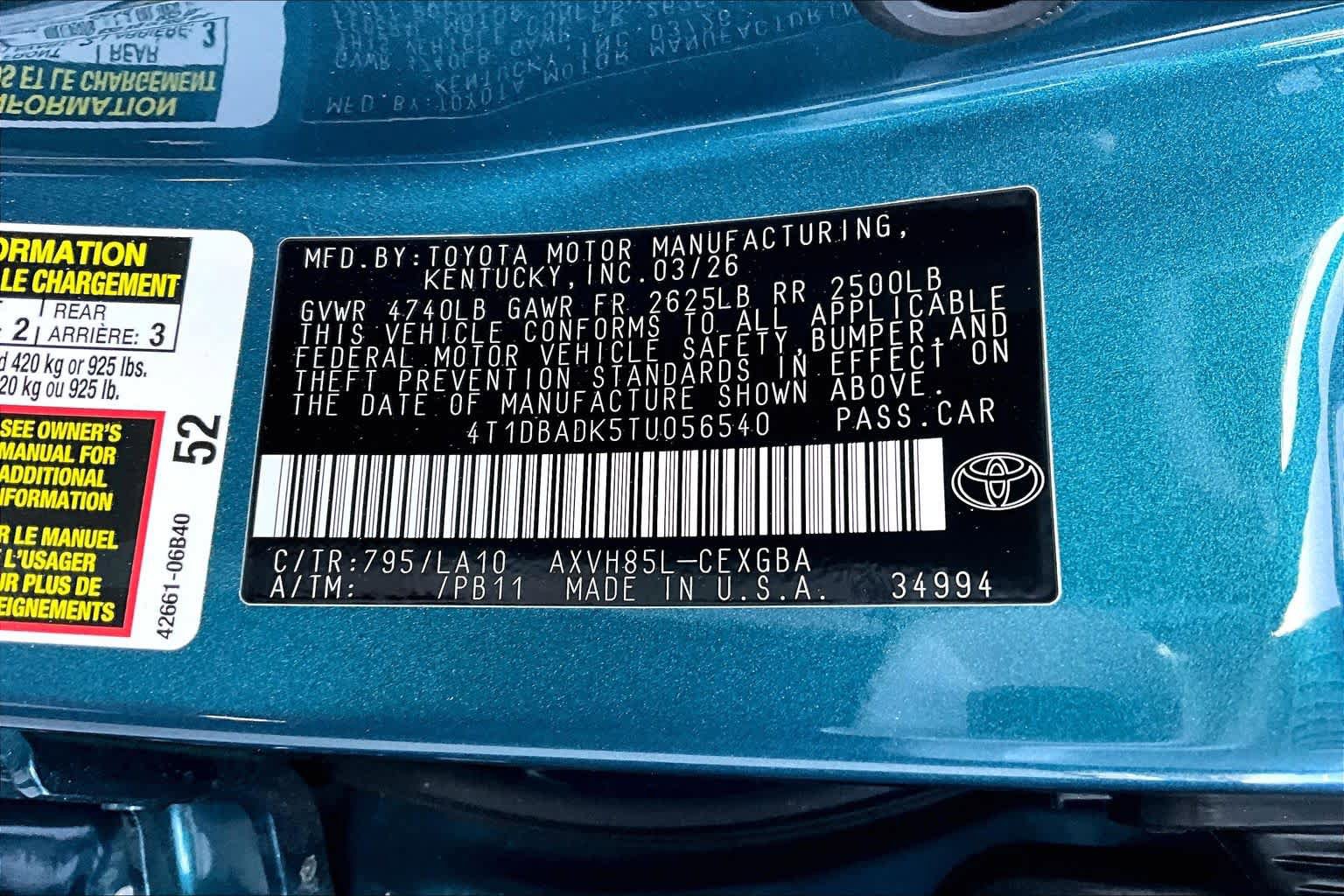 New 2026 Toyota Camry XLE AWD/4WD image 18