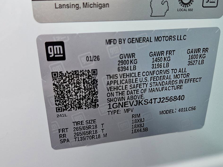 New 2026 Chevrolet Traverse Z71 w/ Enhanced Driving Package AWD/4WD image 23