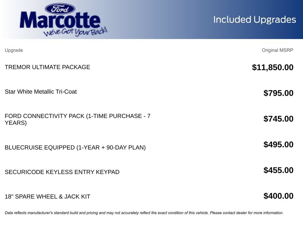 New 2026 Ford Explorer Tremor w/ Tremor Ultimate Package AWD/4WD image 3