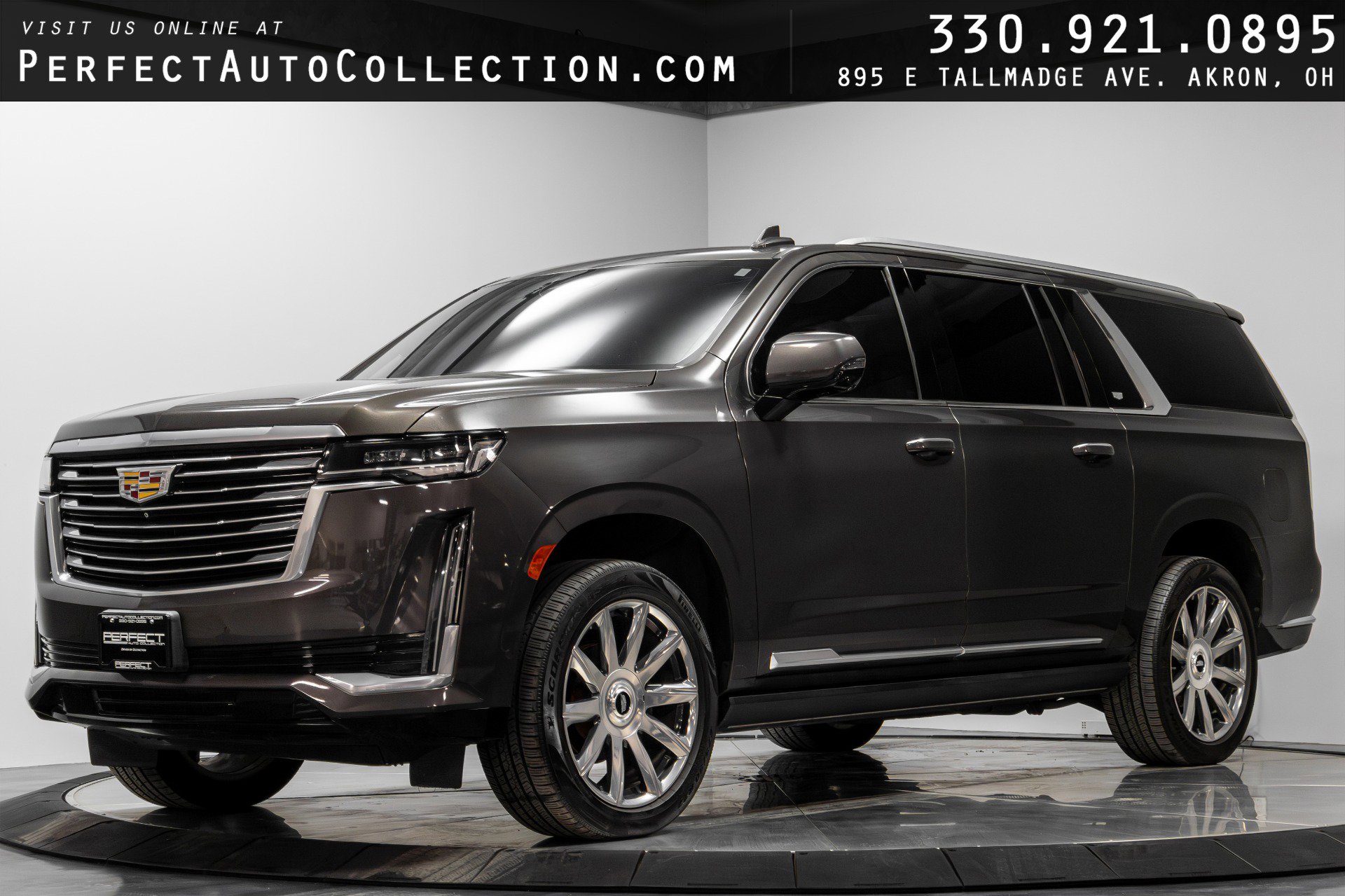 Used 2021 Cadillac Escalade ESV Premium Luxury Platinum w/ Heavy-Duty Trailer Package