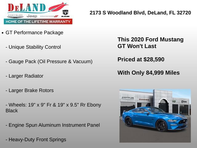 Used 2020 Ford Mustang GT w/ GT Performance Package RWD image 7