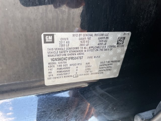 Used 2015 Chevrolet Tahoe LTZ w/ Max Trailering Package AWD/4WD image 26