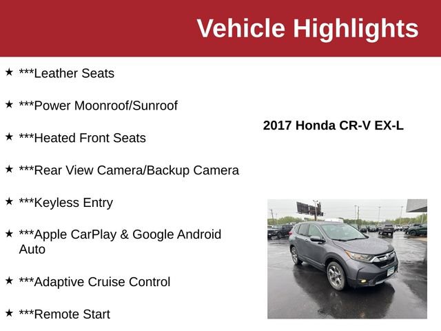 Used 2017 Honda CR-V EX-L image 10