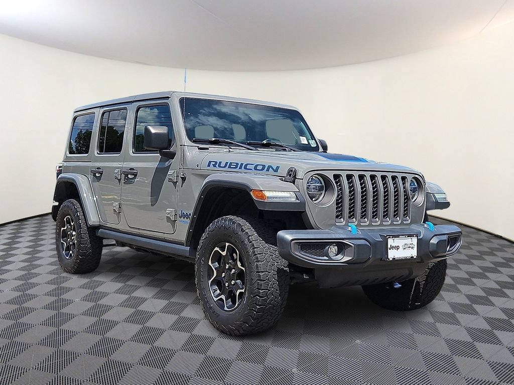 Used 2021 Jeep Wrangler Unlimited Rubicon 4xe w/ Cold Weather Group AWD/4WD image 1