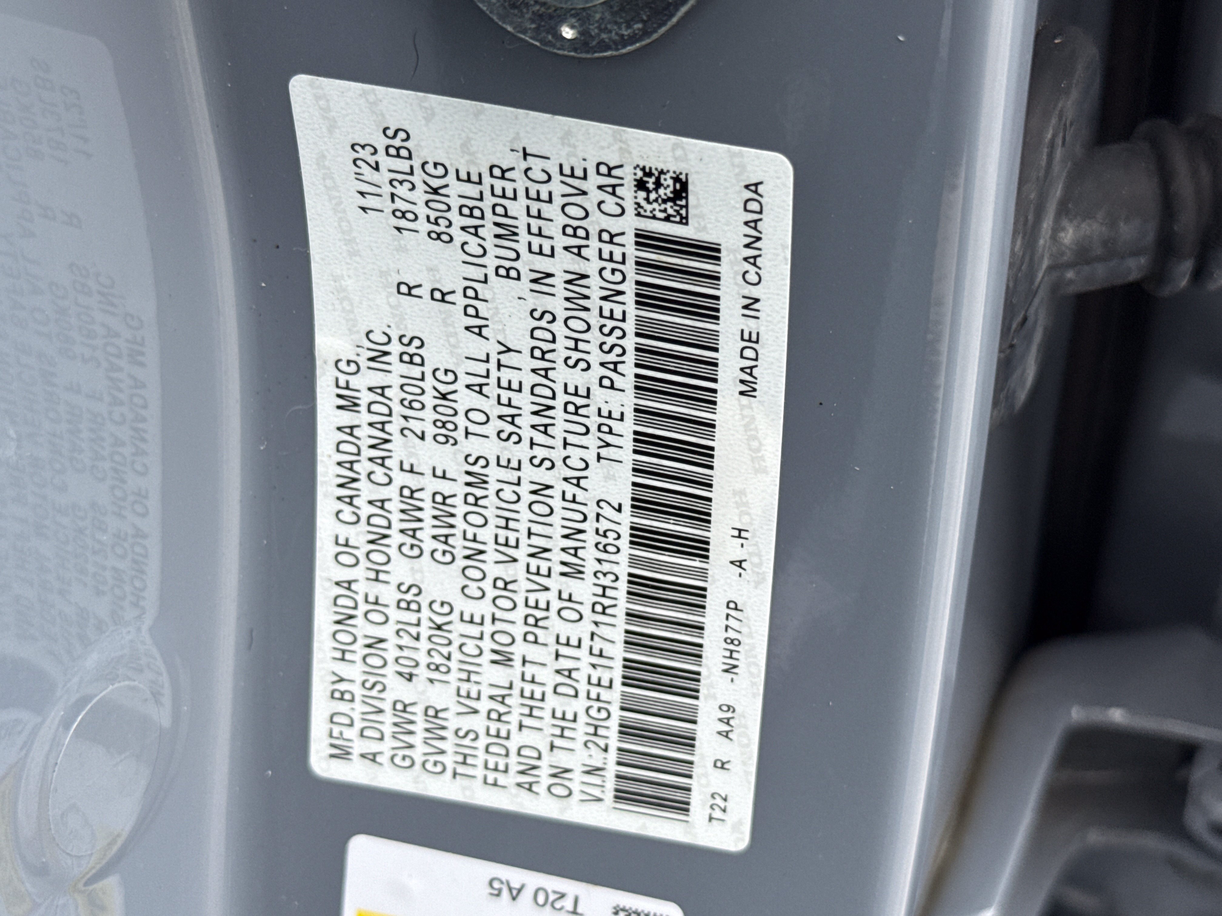 Certified 2024 Honda Civic EX image 41