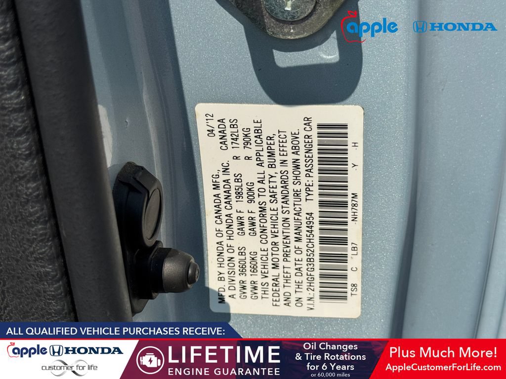 Used 2012 Honda Civic LX image 26