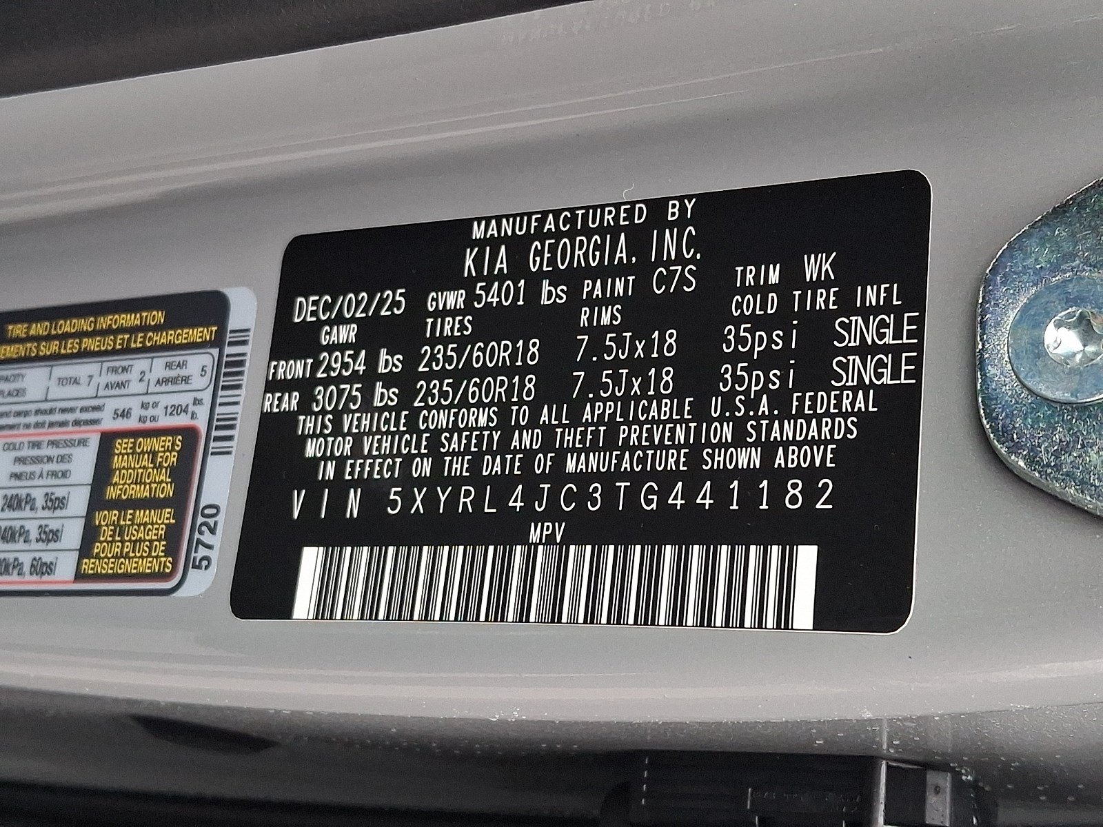 New 2026 Kia Sorento S FWD image 19
