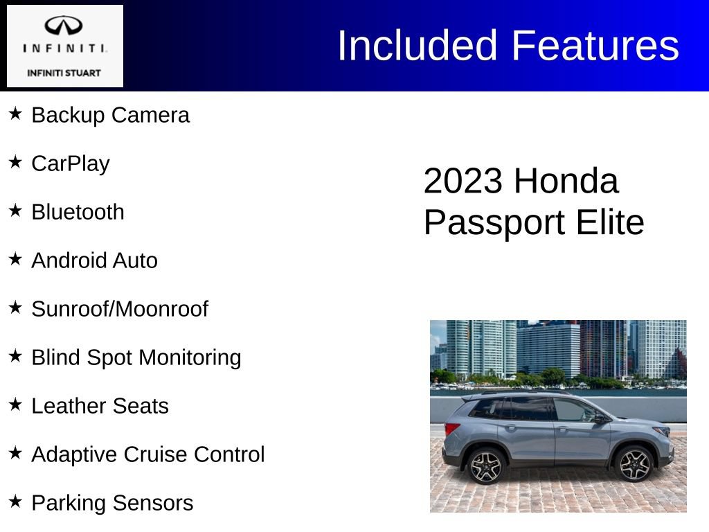 Used 2023 Honda Passport Elite image 2