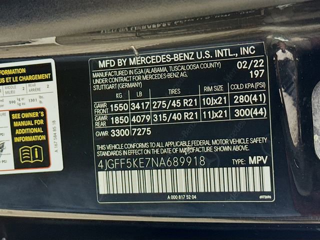 Used 2022 Mercedes-Benz GLS 450 4MATIC image 34