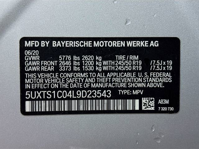 Used 2020 BMW X3 xDrive30e w/ Convenience Package image 32