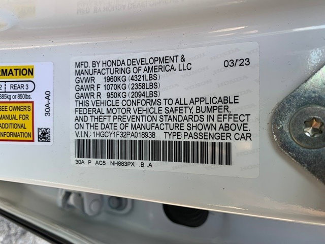 Used 2023 Honda Accord EX image 30