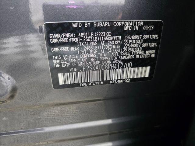 Certified 2024 Subaru Forester Premium AWD/4WD image 39