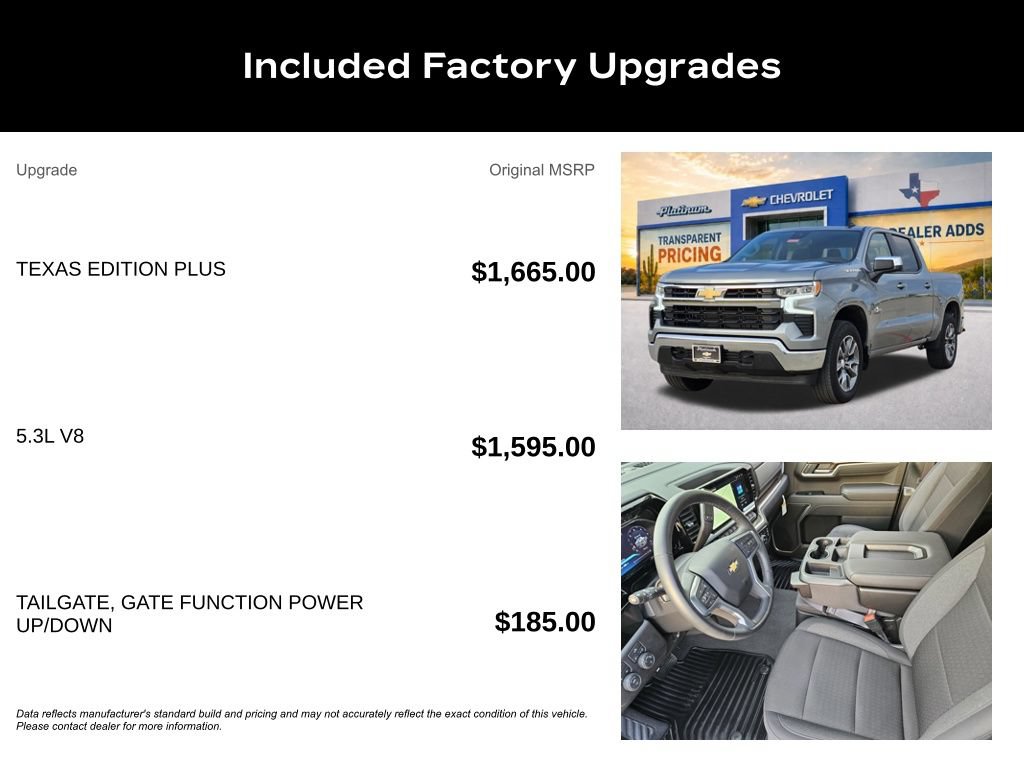New 2026 Chevrolet Silverado 1500 LT w/ Texas Edition Plus AWD/4WD image 12