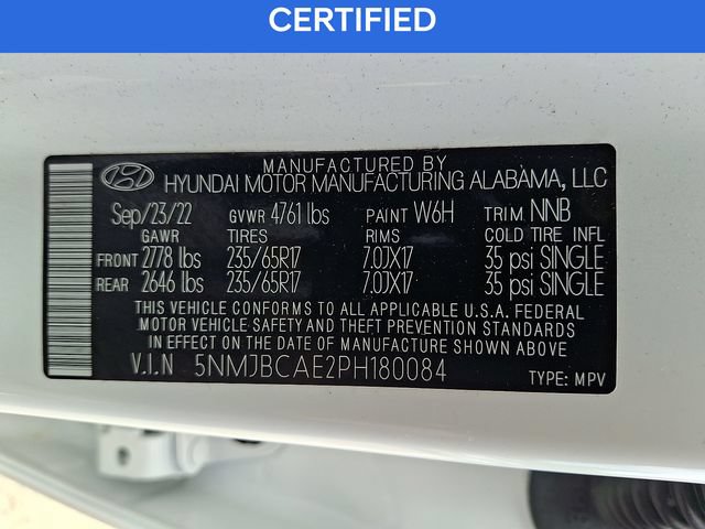 Certified 2023 Hyundai Tucson SEL AWD/4WD image 27