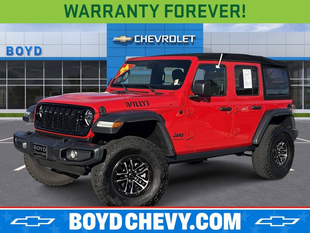 Used 2024 Jeep Wrangler Willys image 1