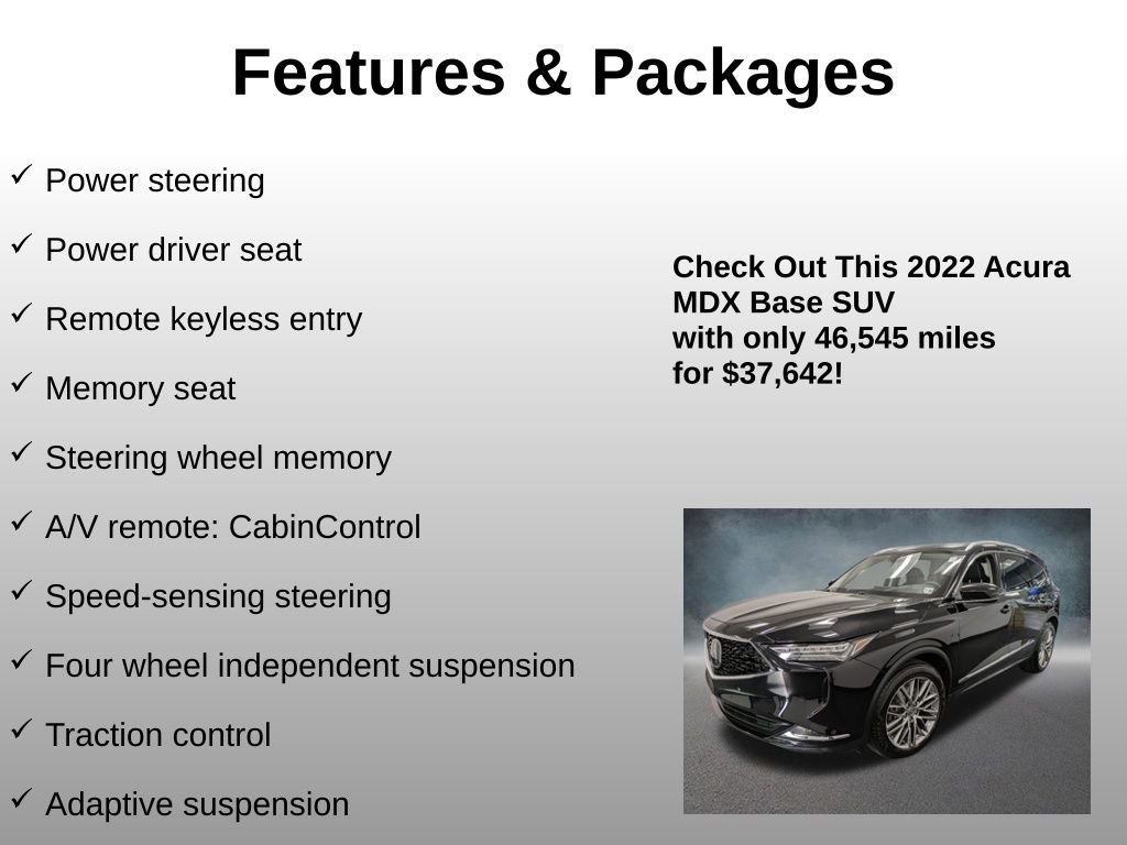 Used 2022 Acura MDX SH-AWD w/ Advance Package image 16