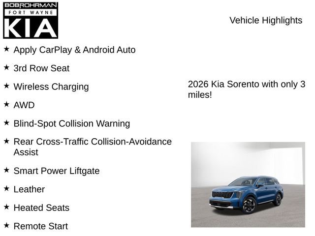 New 2026 Kia Sorento EX image 7