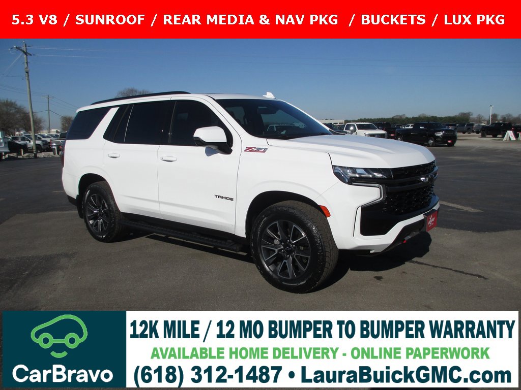Used 2021 Chevrolet Tahoe Z71 w/ Luxury Package image 1