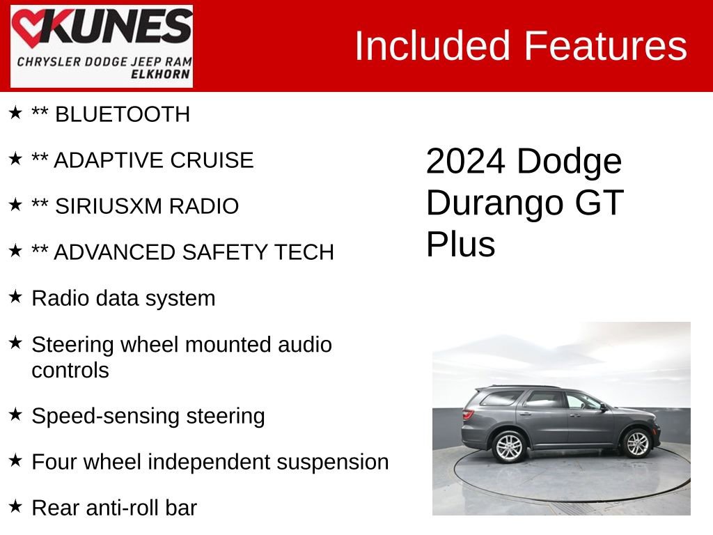 Used 2024 Dodge Durango GT AWD/4WD image 3