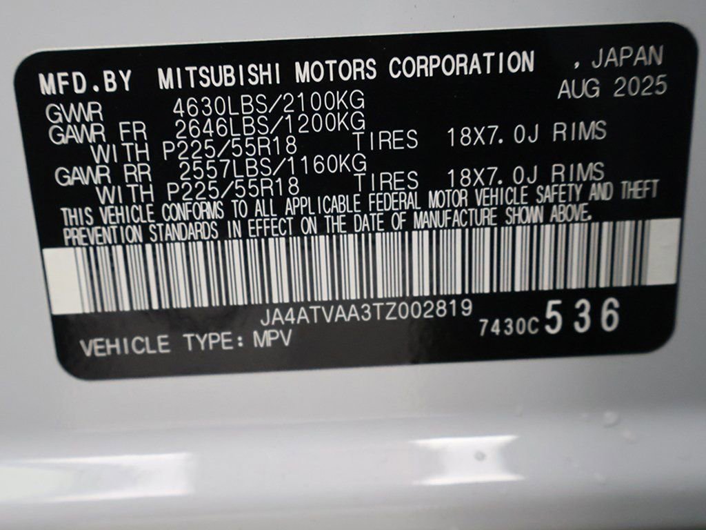 New 2026 Mitsubishi Eclipse Cross LE AWD/4WD image 41