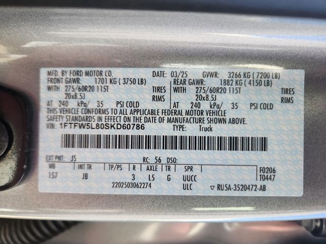 New 2025 Ford F150 Lariat w/ Equipment Group 501A Mid image 27